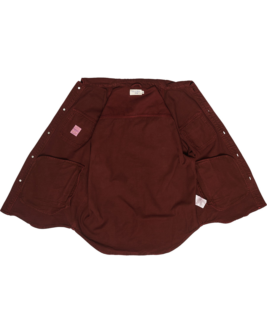 Herr | Jackor | Tiger of Sweden Jeans | Get Organic Cotton Denim Jacket Wine Red