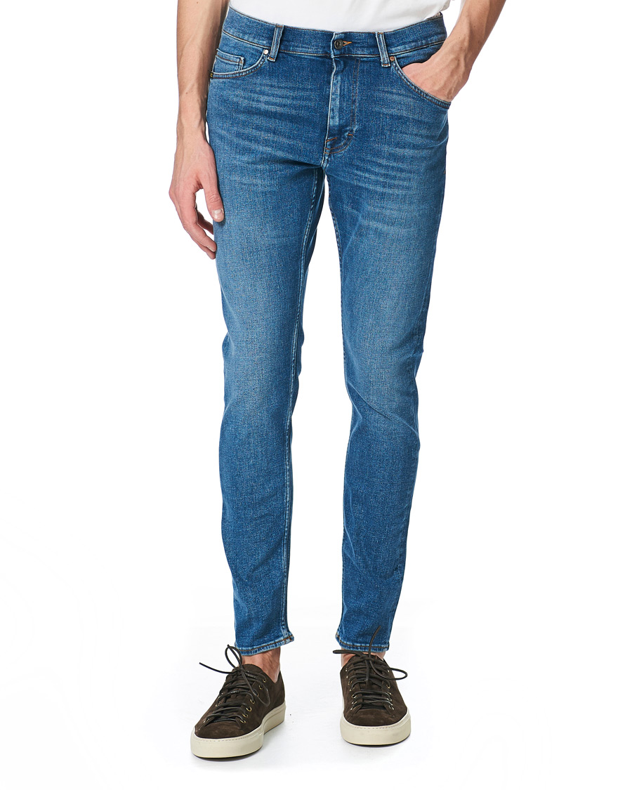 Herr | Jeans | Tiger of Sweden Jeans | Evolve Super Stretch Tide Jeans Light Blue
