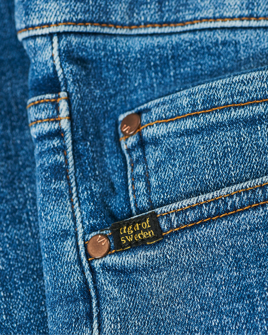 Herr | Jeans | Tiger of Sweden Jeans | Evolve Super Stretch Tide Jeans Light Blue