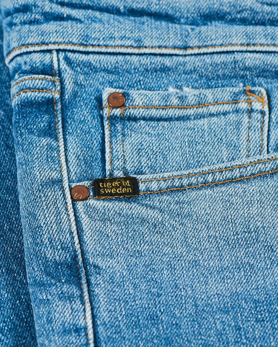Herr | Jeans | Tiger of Sweden Jeans | Rex Stretch Kick Jeans Light Blue
