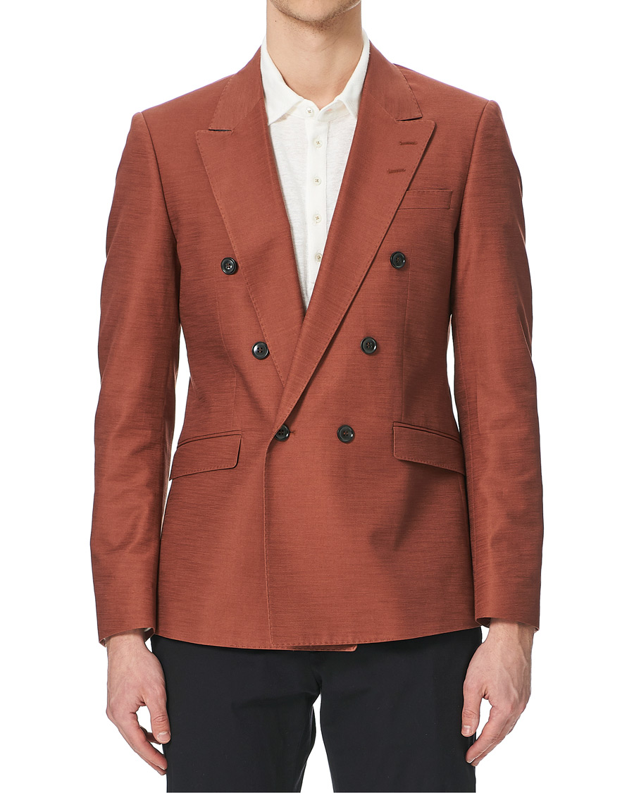 Herr | Kavajer | Tiger of Sweden | Heldin Double Breasted Blazer Melo Mulberry