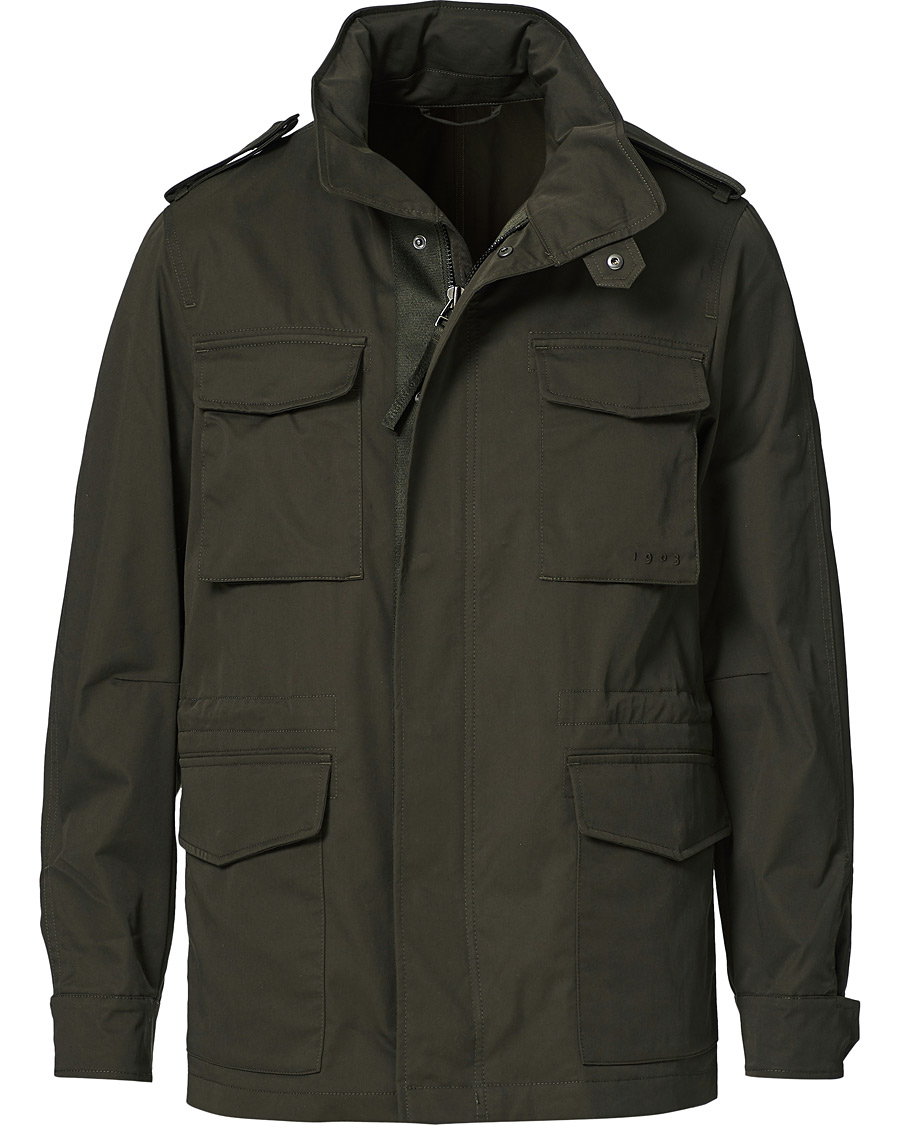 Herr | Jackor | Tiger of Sweden | Olson Field Jacket Hedge Green
