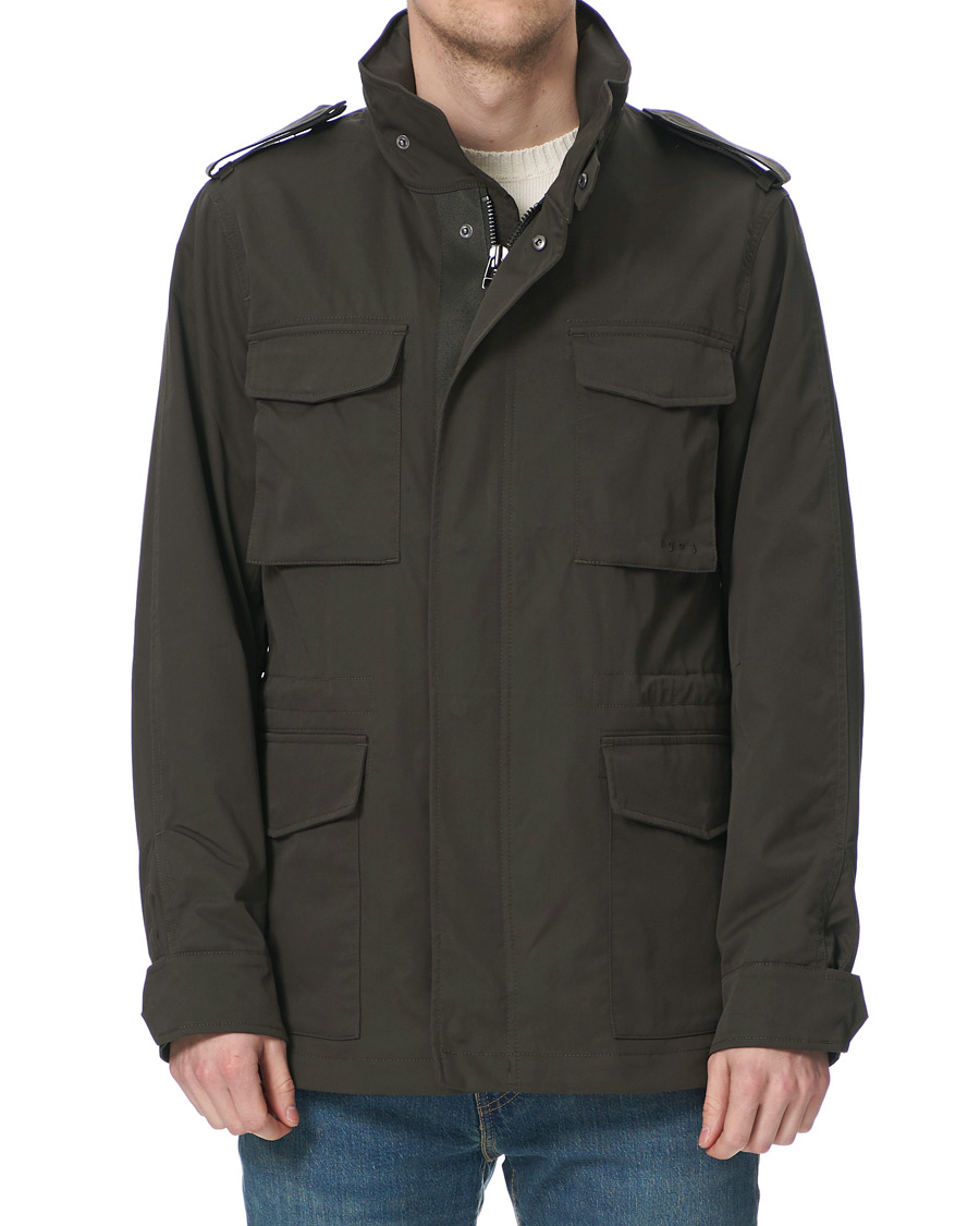 Herr | Jackor | Tiger of Sweden | Olson Field Jacket Hedge Green