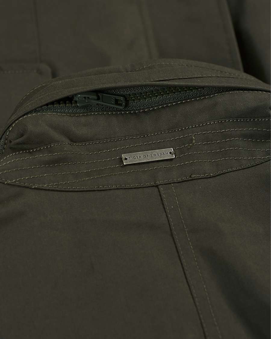 Herr | Jackor | Tiger of Sweden | Olson Field Jacket Hedge Green