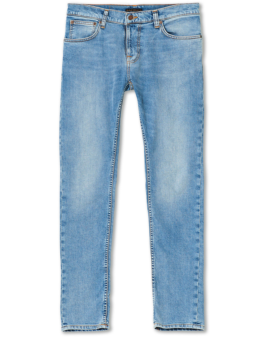 Herr | Jeans | Nudie Jeans | Tight Terry Jeans Blue Horizon