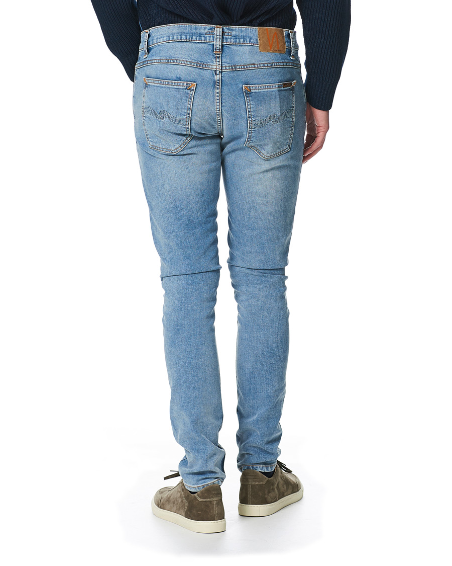 Herr | Jeans | Nudie Jeans | Tight Terry Jeans Blue Horizon