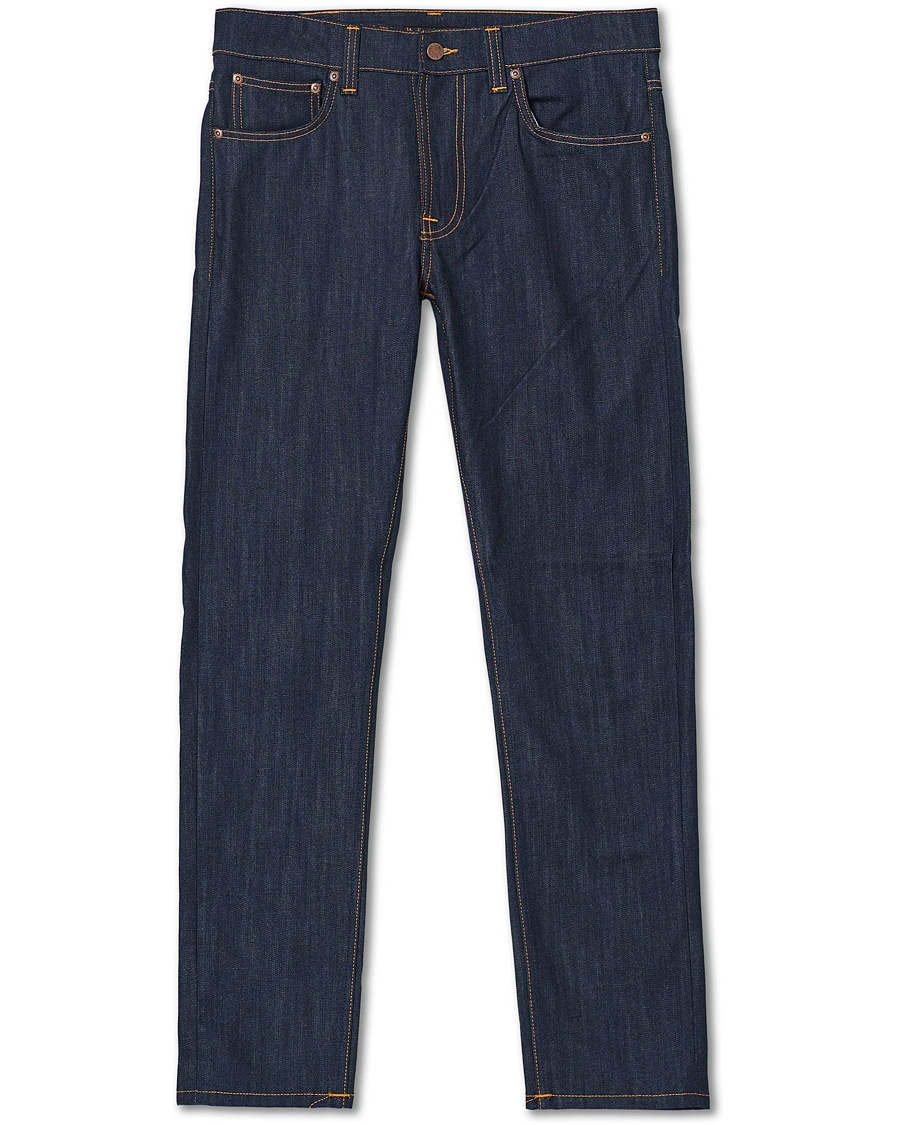 Herr | Jeans | Nudie Jeans | Lean Dean Jeans Dry Ecru Embo