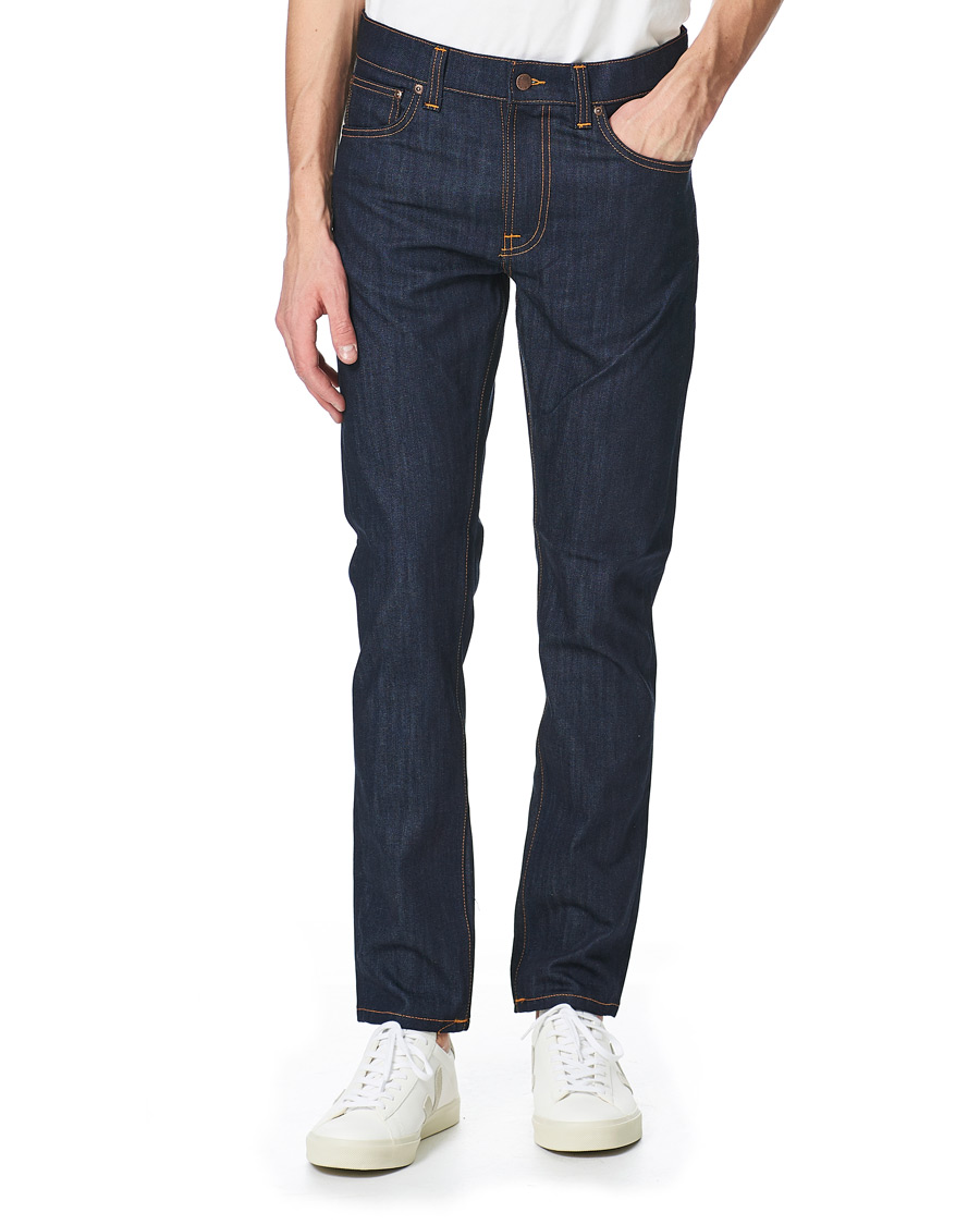 Herr | Jeans | Nudie Jeans | Lean Dean Jeans Dry Ecru Embo