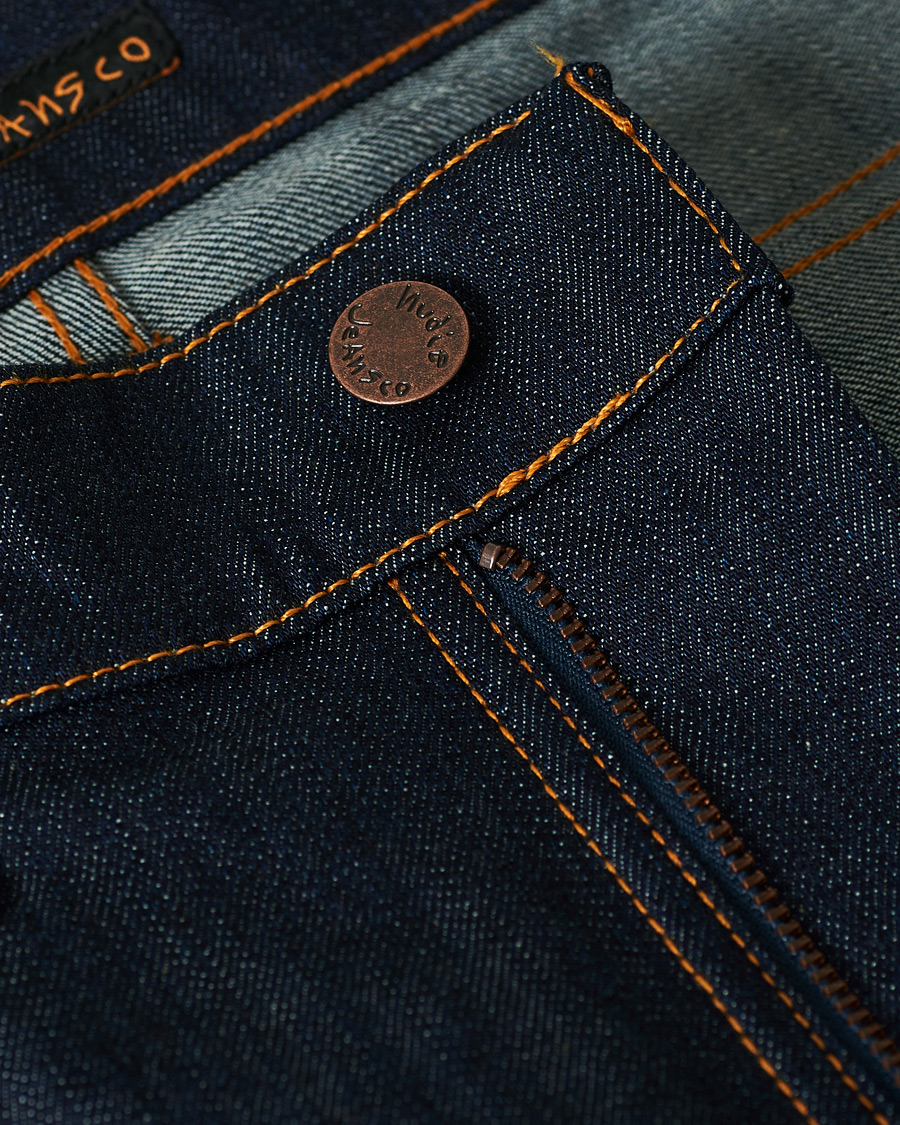 Herr | Jeans | Nudie Jeans | Lean Dean Jeans Dry Ecru Embo
