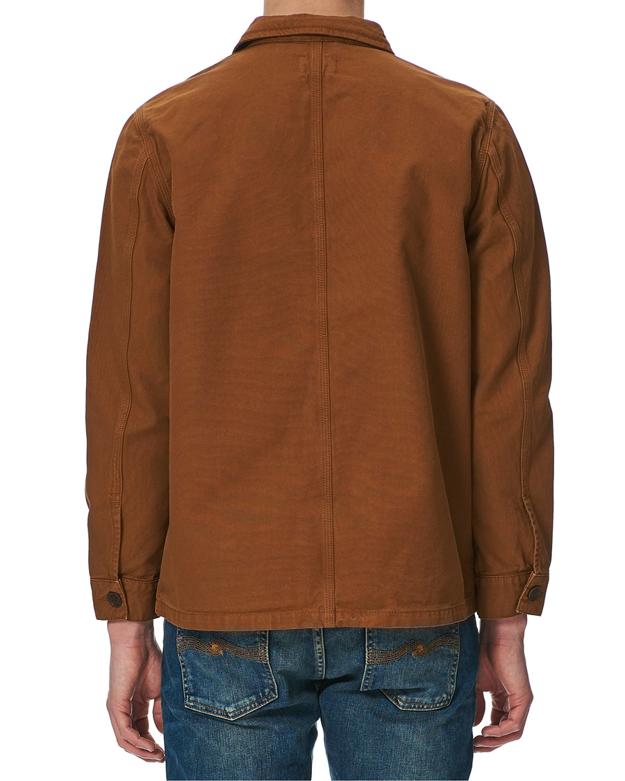 Herr | Nudie Jeans Barney Canvas Overshirt Cinnamon | Nudie Jeans | Barney Canvas Overshirt Cinnamon