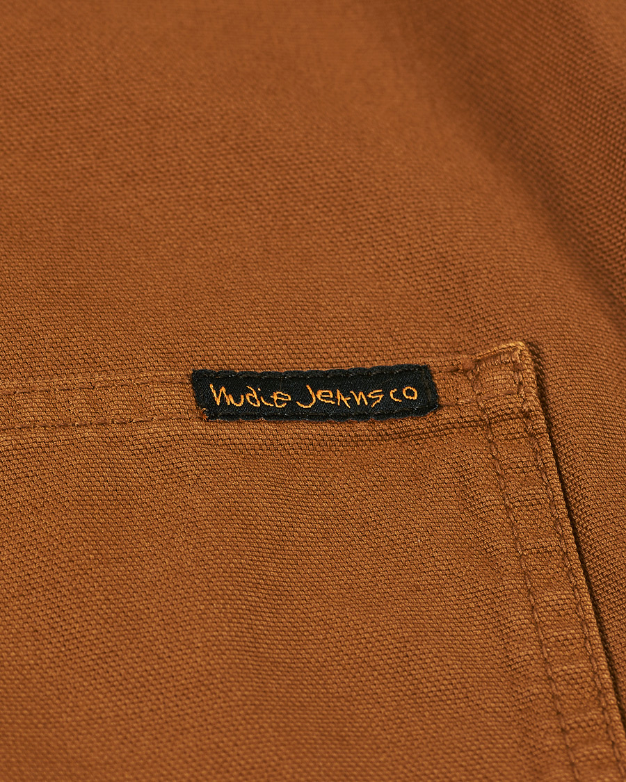 Herr | Nudie Jeans Barney Canvas Overshirt Cinnamon | Nudie Jeans | Barney Canvas Overshirt Cinnamon