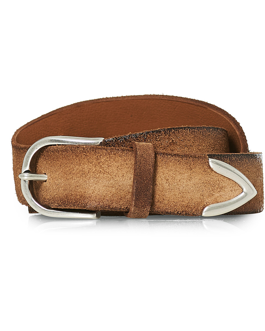 Herr | Orciani Handmade Suede Belt 3 cm Sabbia | Orciani | Handmade Suede Belt 3 cm Sabbia