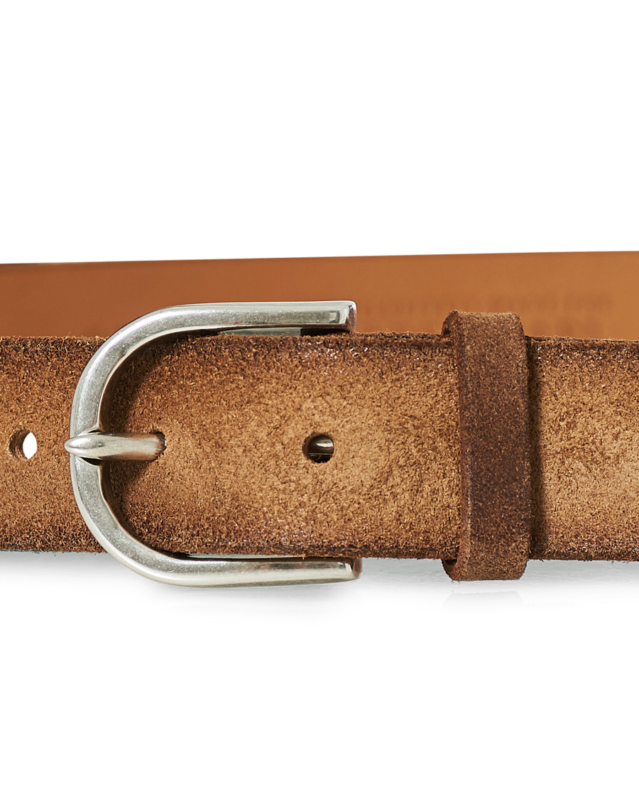 Herr | Orciani Handmade Suede Belt 3 cm Sabbia | Orciani | Handmade Suede Belt 3 cm Sabbia