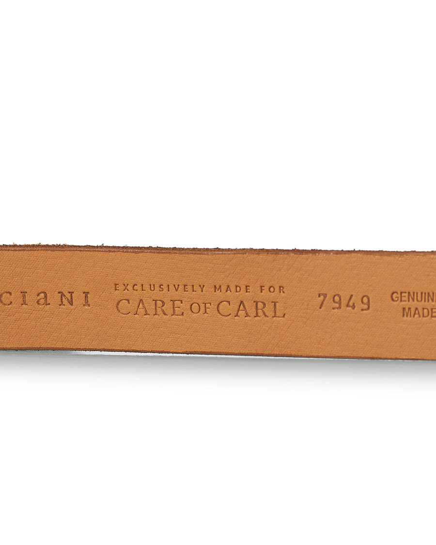 Herr | Orciani Handmade Suede Belt 3 cm Sabbia | Orciani | Handmade Suede Belt 3 cm Sabbia