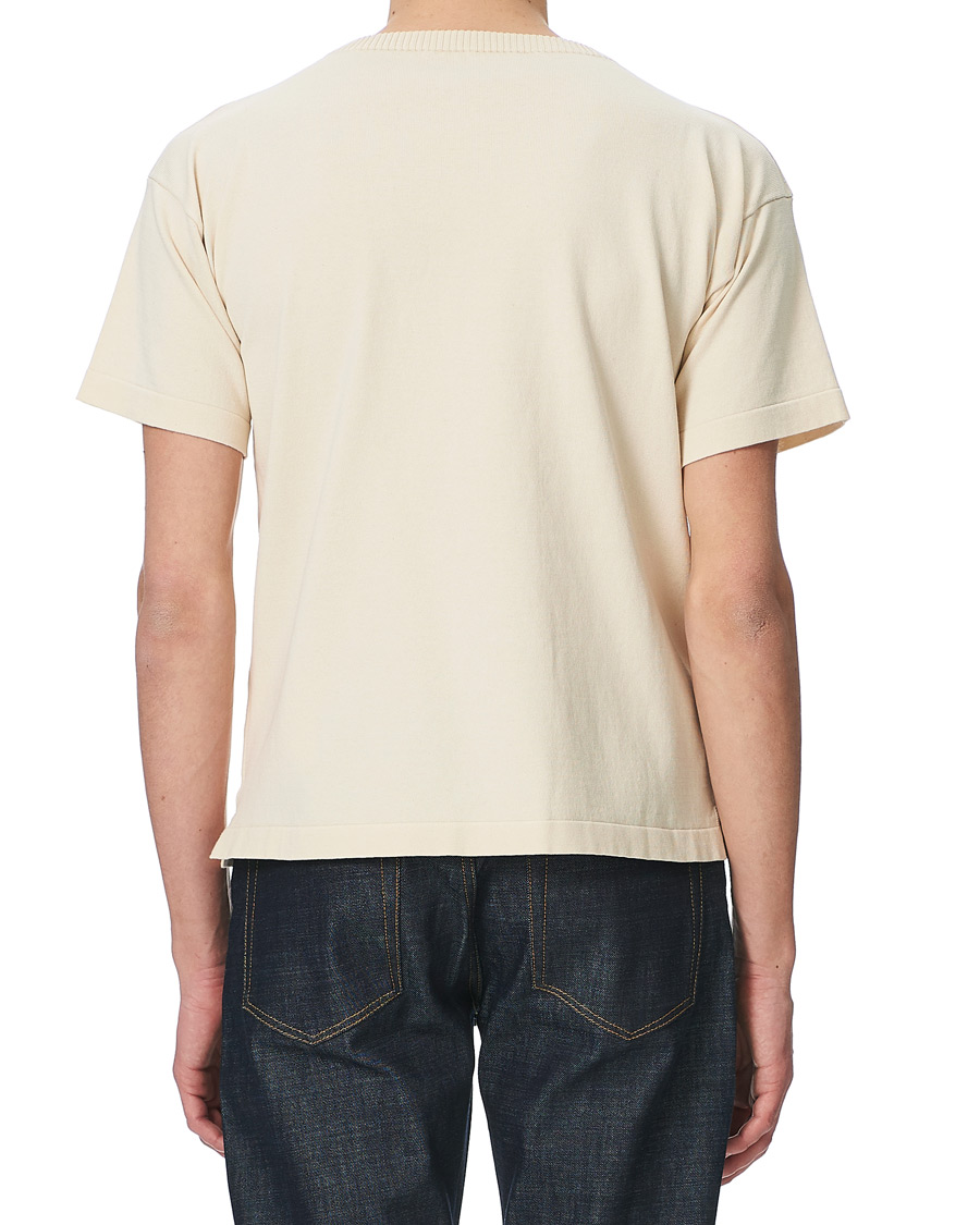 Herr | T-Shirts | Andersen-Andersen | Boatsman Short Sleeve Tee Off White