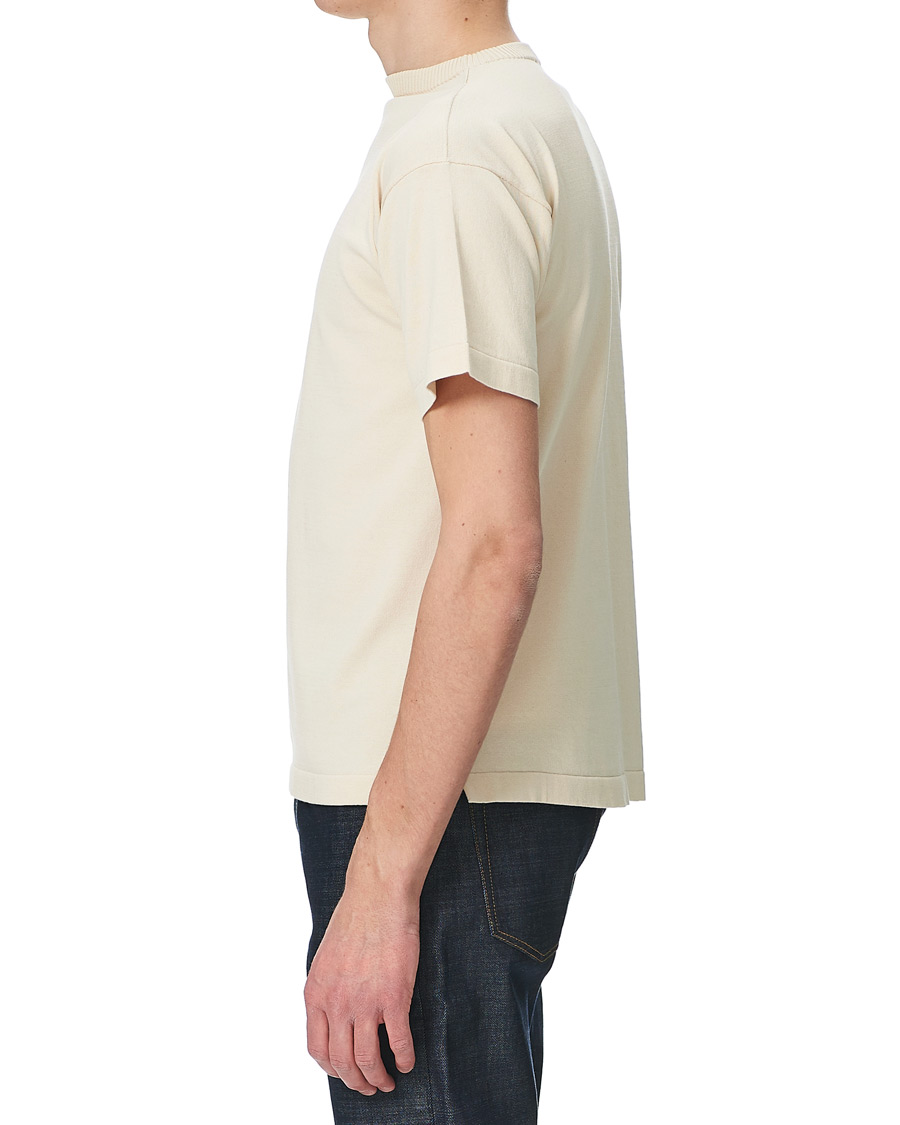 Herr | T-Shirts | Andersen-Andersen | Boatsman Short Sleeve Tee Off White