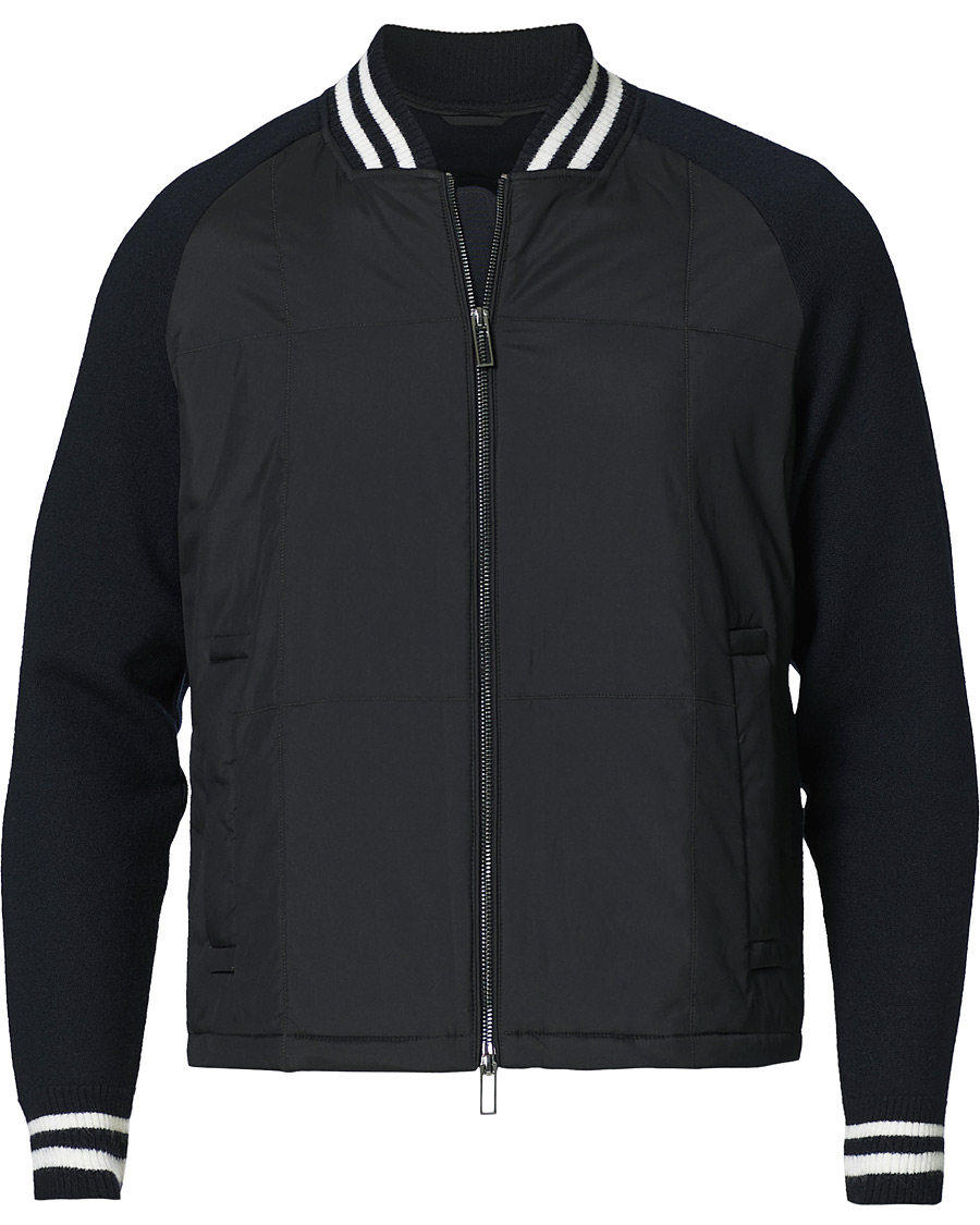 Herr | Jackor | Emporio Armani | Blouson Hybrid Jacket Blue Navy