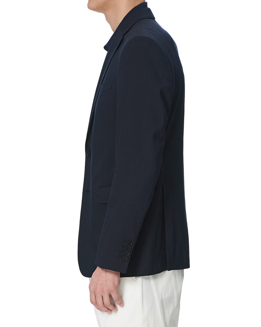 Herr | Kavajer | Emporio Armani | Slim Fit Techno Linen Stretch Blazer Navy