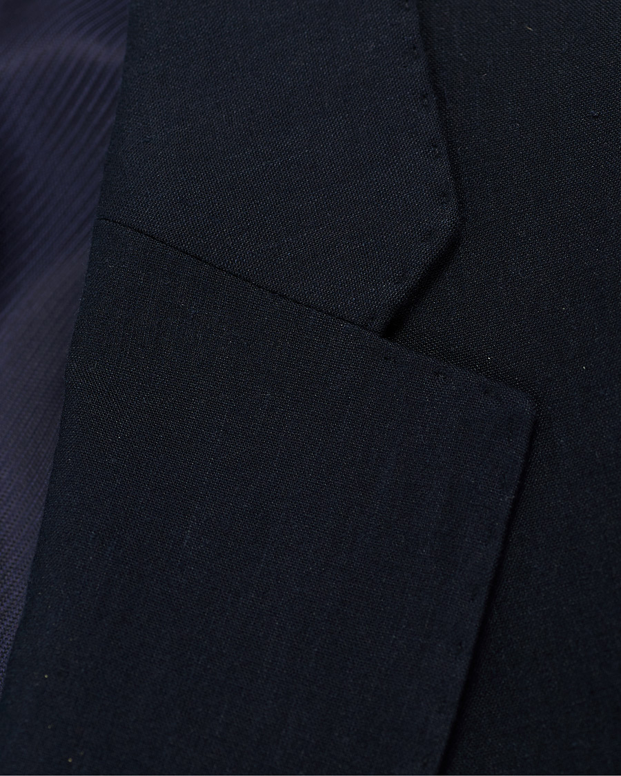 Herr | Kavajer | Emporio Armani | Slim Fit Techno Linen Stretch Blazer Navy