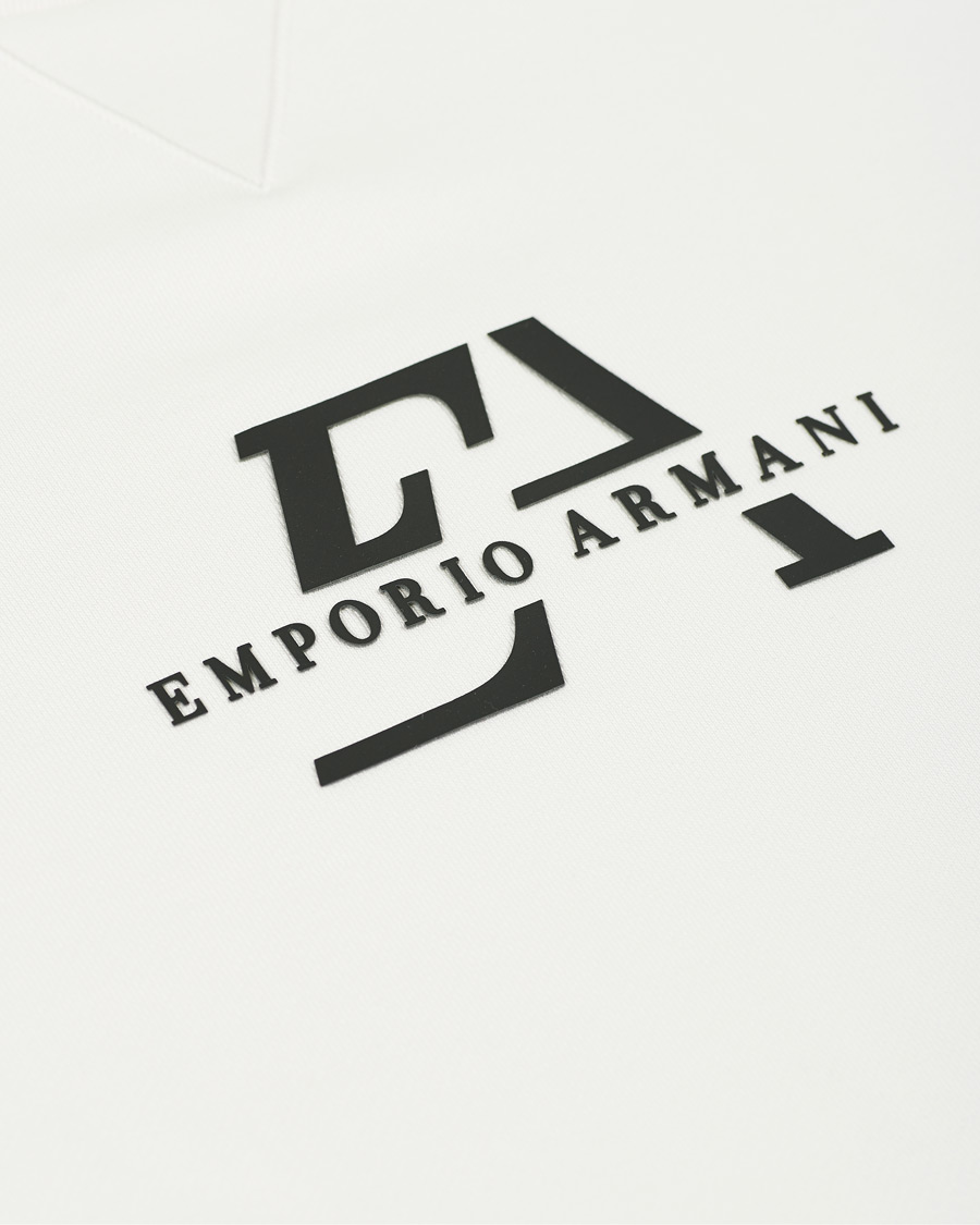 Herr | Tröjor | Emporio Armani | Logo Crew Neck Sweatshirt White
