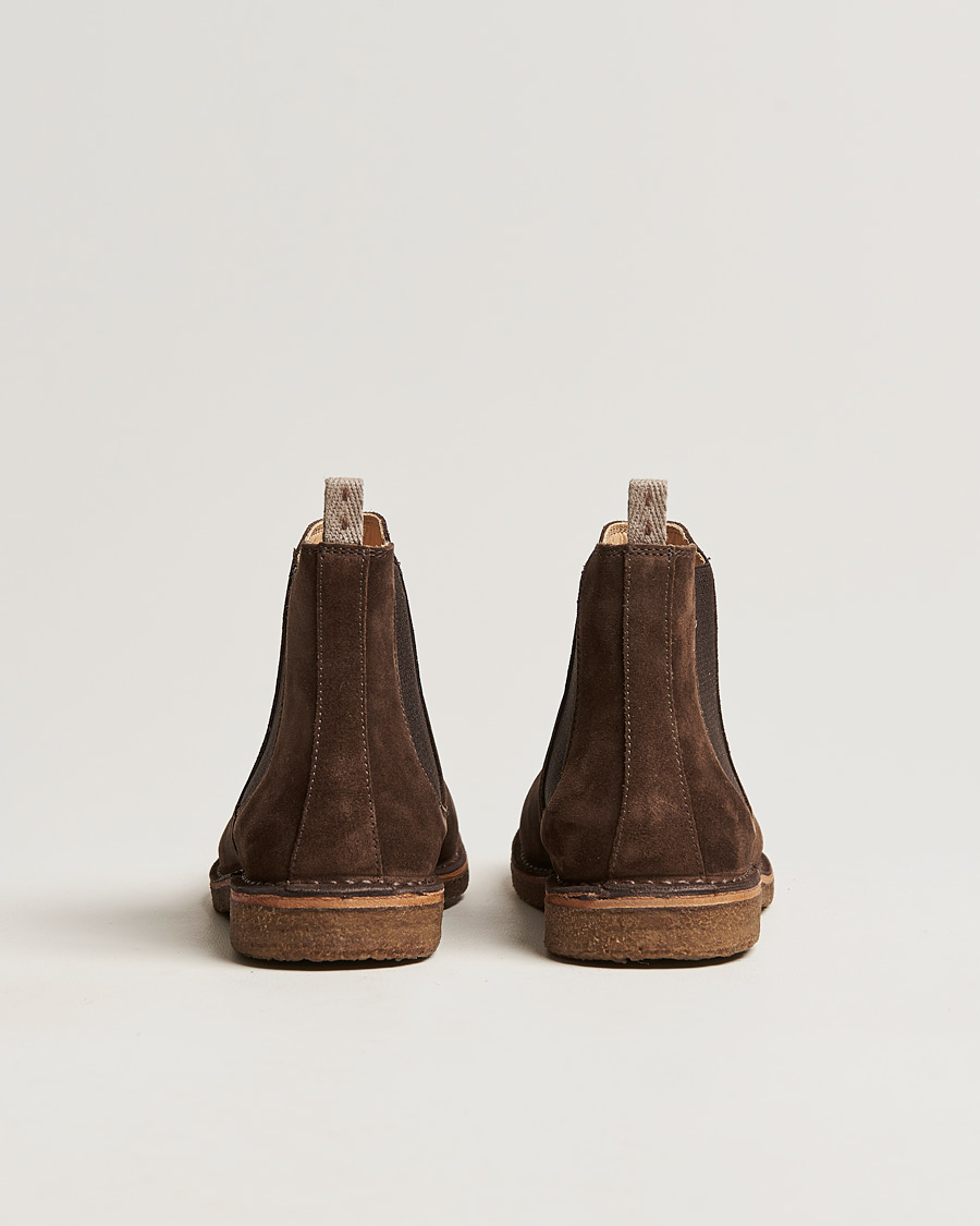 Herr | Kängor | Astorflex | Bitflex Chelsea Boot Dark Brown Suede
