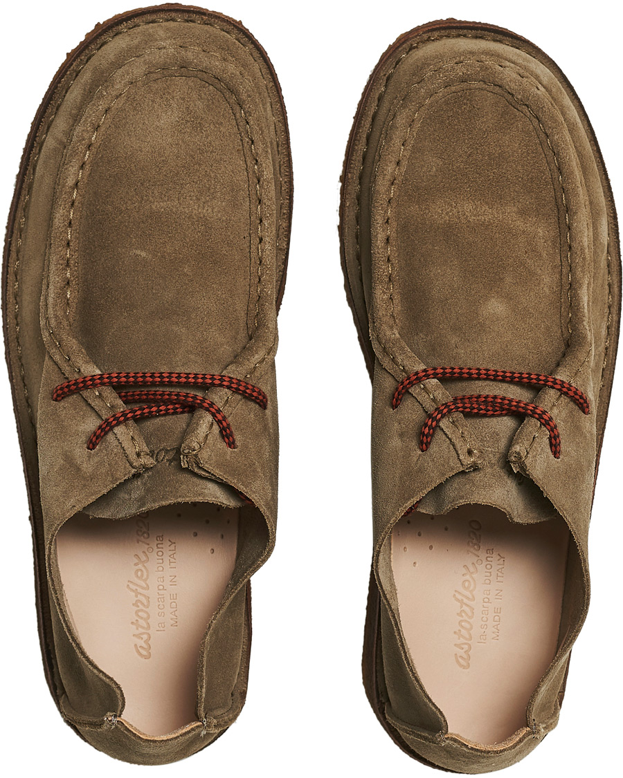 Herr | | Astorflex | Beenflex Unlined Chukka Stone Suede