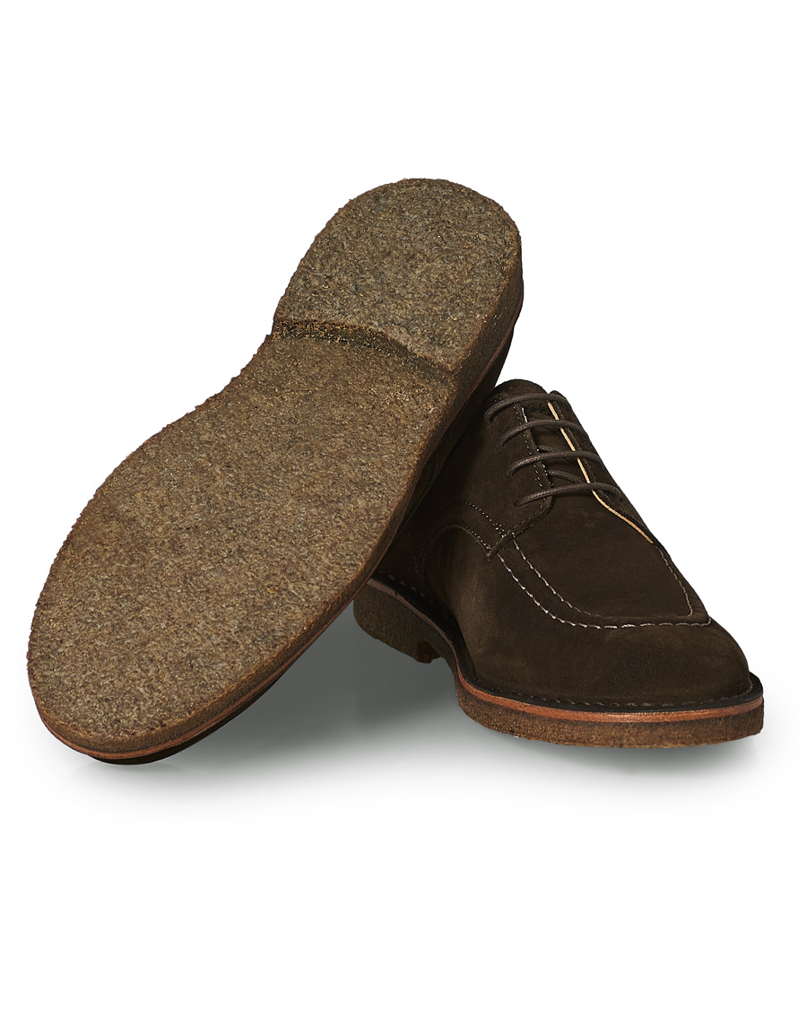 Herr | Astorflex Carlflex Moc Toe Derby Dark Brown Suede | Astorflex | Carlflex Moc Toe Derby Dark Brown Suede