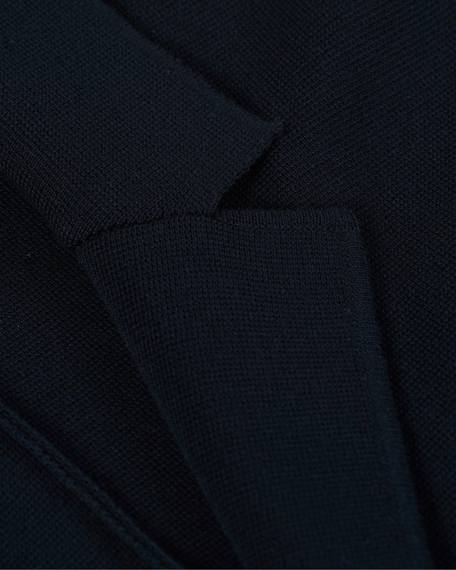 Herr | Kavajer | Z Zegna | Knitted Cardigan Blazer Navy