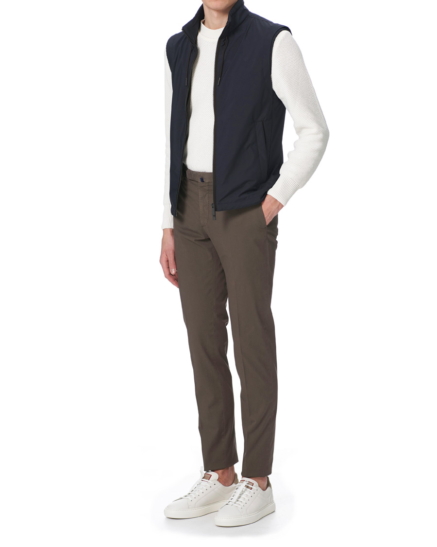 Herr | Jackor | Ermenegildo Zegna | Stratos Waterrepellent Microfiber Gilet Navy