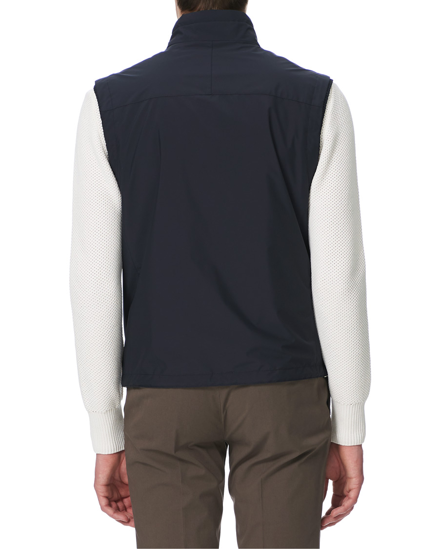 Herr | Jackor | Ermenegildo Zegna | Stratos Waterrepellent Microfiber Gilet Navy