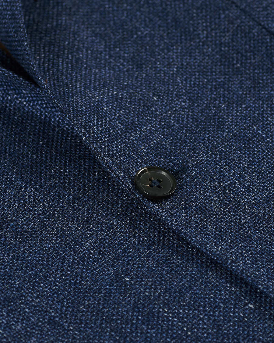 Herr | Kavajer | Ermenegildo Zegna | Unconstructed Linen Blazer Dark Blue