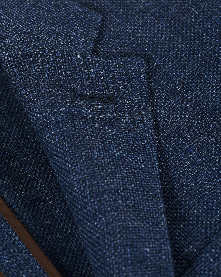 Herr | Kavajer | Ermenegildo Zegna | Unconstructed Linen Blazer Dark Blue