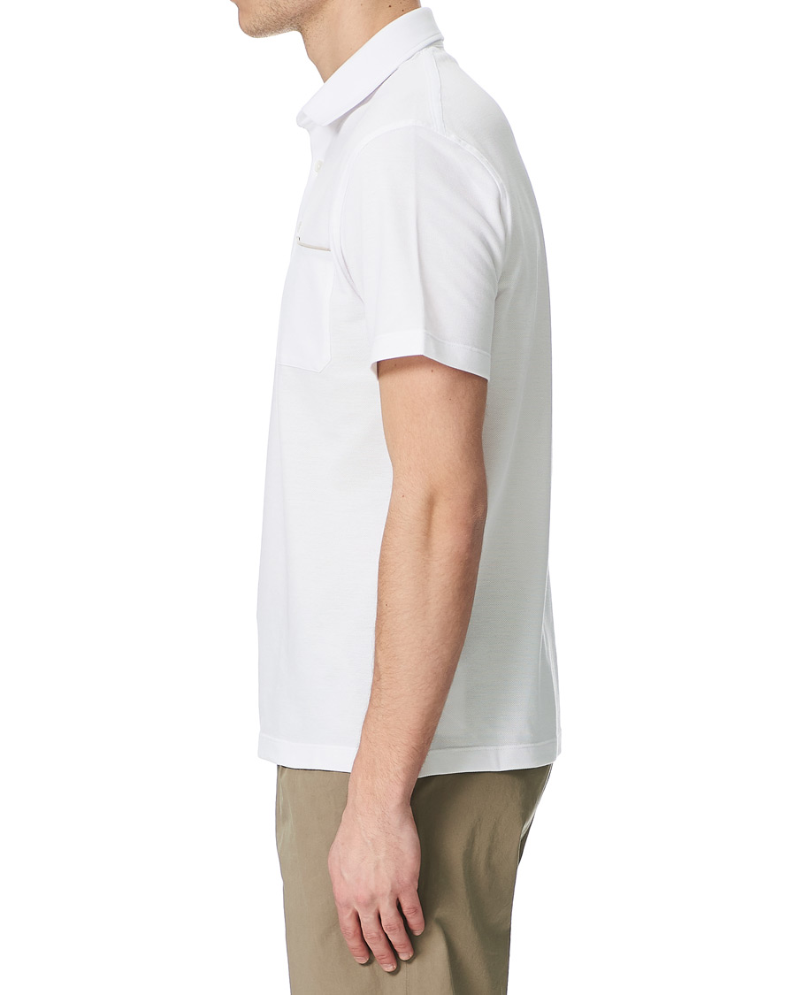 Herr | Pikéer | Ermenegildo Zegna | Pocket Short Sleeve Polo White