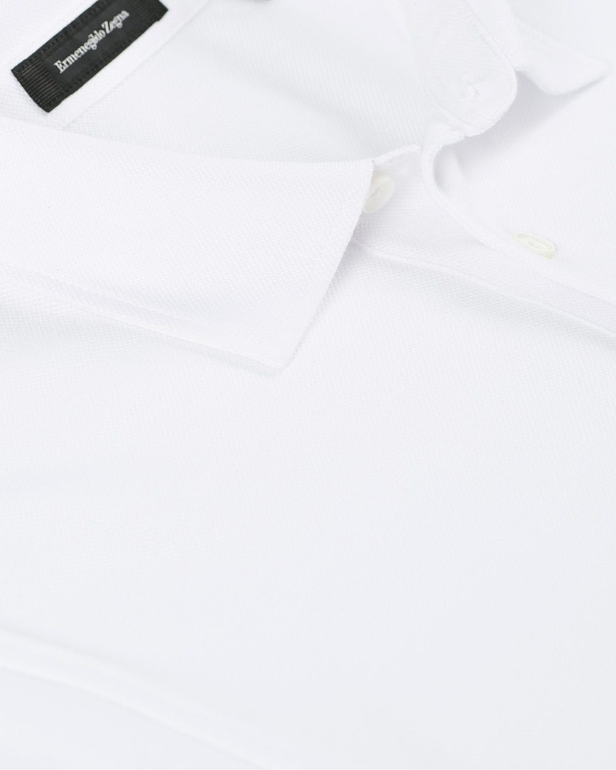 Herr | Pikéer | Ermenegildo Zegna | Pocket Short Sleeve Polo White