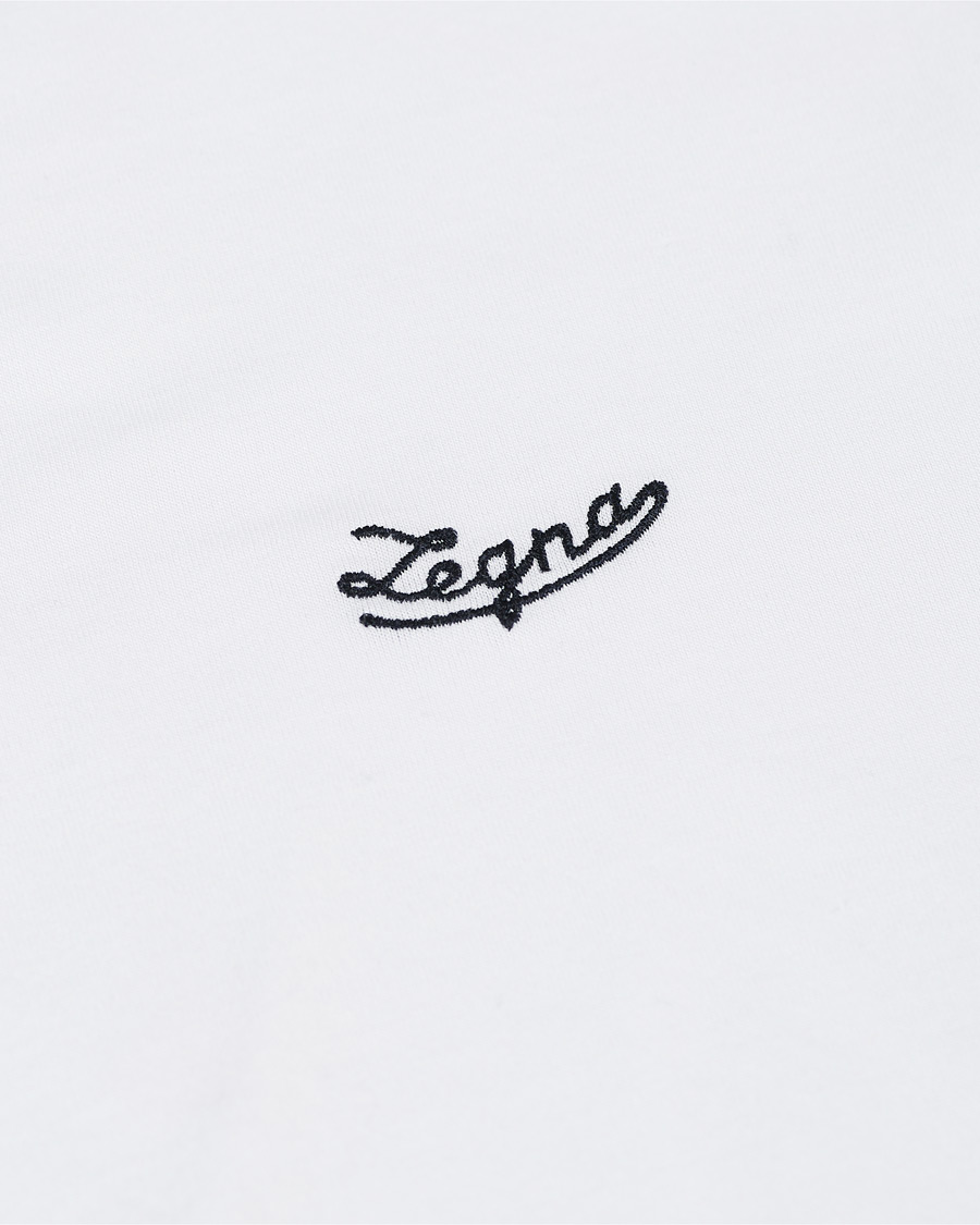 Herr | T-Shirts | Ermenegildo Zegna | Short Sleeve Logo Tee White