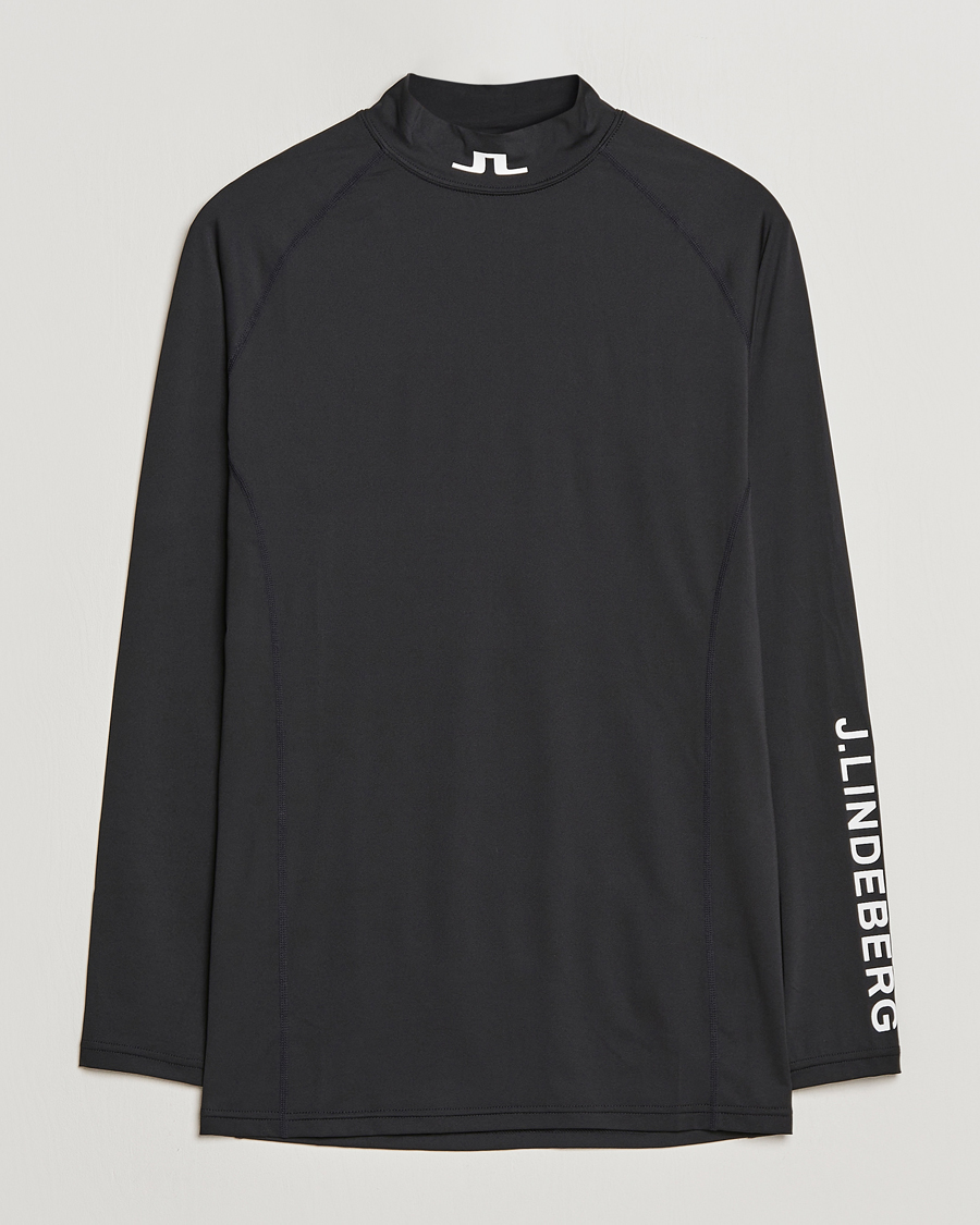 Herr | T-Shirts | J.Lindeberg | Aello Soft Compression Tee Black
