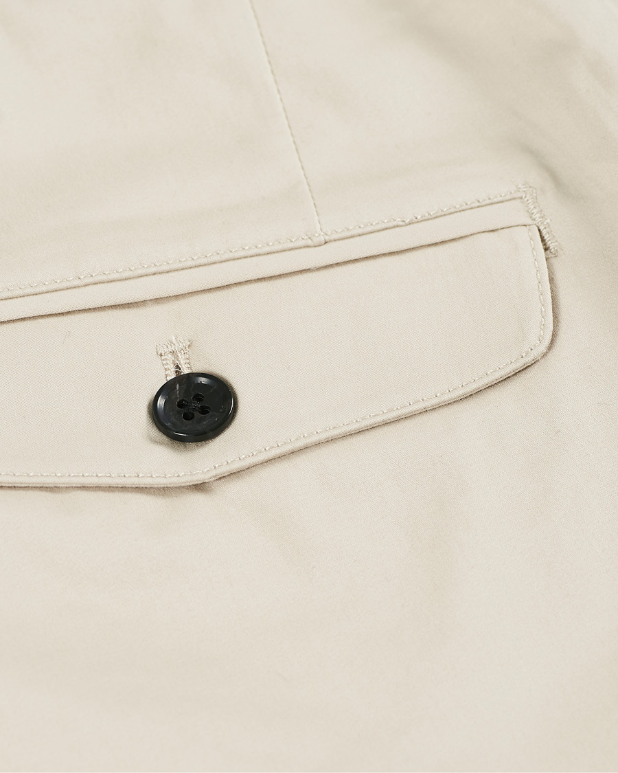 Herr | Byxor | J.Lindeberg | Chaze Super Satin Strech Chinos Sand Grey