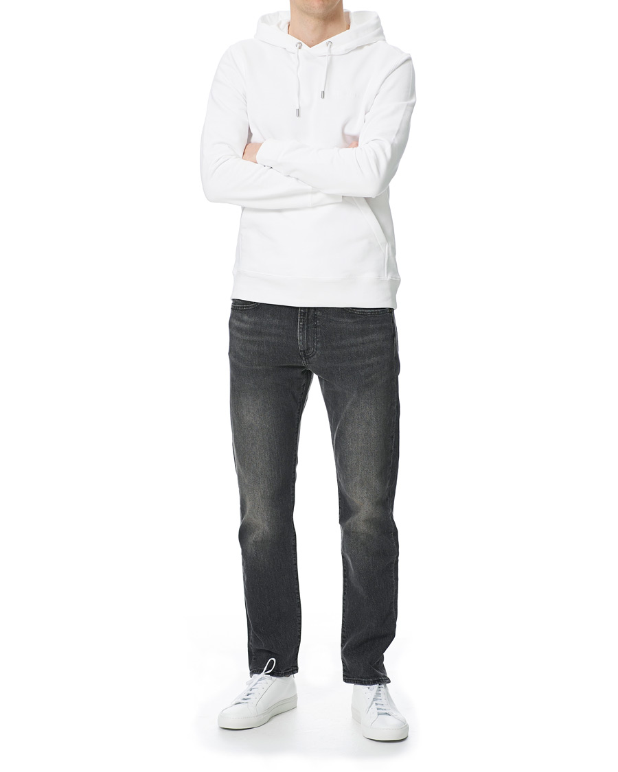 Herr | Tröjor | J.Lindeberg | Throw Clean Hoodie White