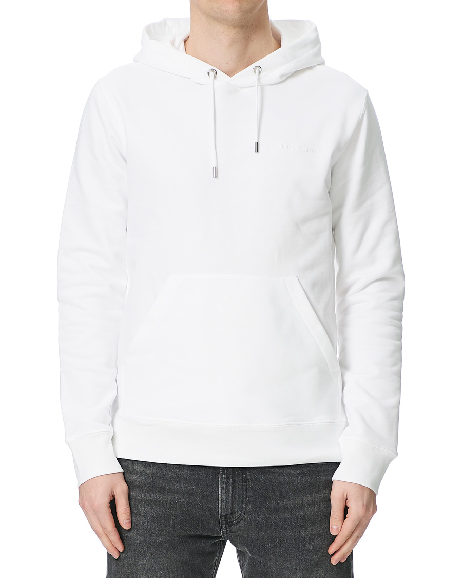 Herr | Tröjor | J.Lindeberg | Throw Clean Hoodie White