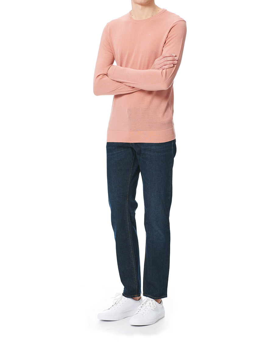 Herr | Tröjor | J.Lindeberg | Newman Merino Crew Neck Pullover Rose Coppar