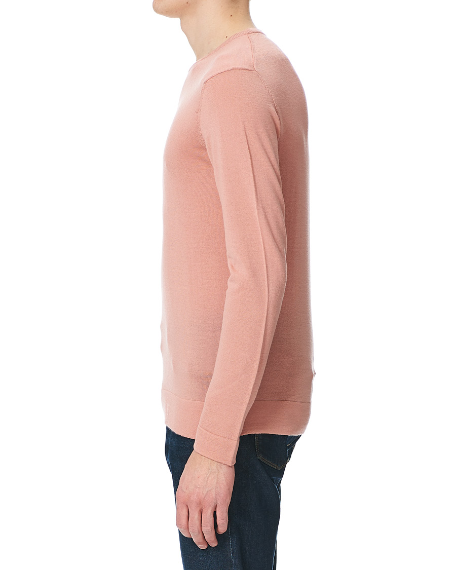 Herr | Tröjor | J.Lindeberg | Newman Merino Crew Neck Pullover Rose Coppar