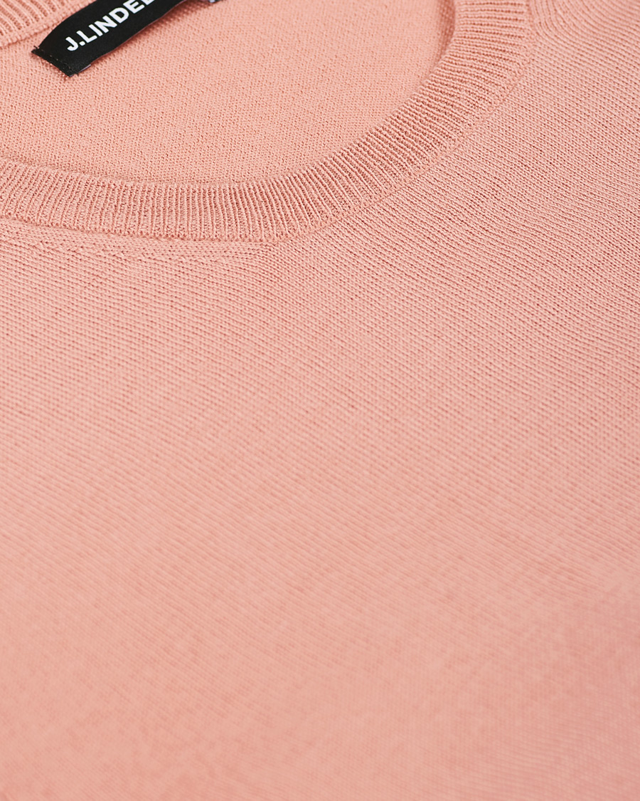 Herr | Tröjor | J.Lindeberg | Newman Merino Crew Neck Pullover Rose Coppar