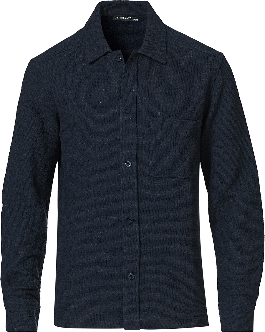 Herr | Tröjor | J.Lindeberg | James Jersey Overshirt Navy