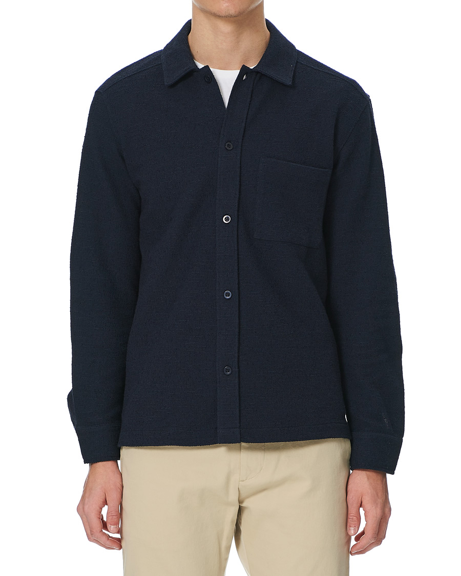 Herr | Tröjor | J.Lindeberg | James Jersey Overshirt Navy
