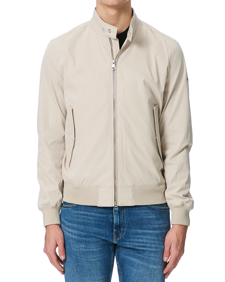 Herr | Jackor | J.Lindeberg | Derek Stretch Harrington Jacket Sand Grey
