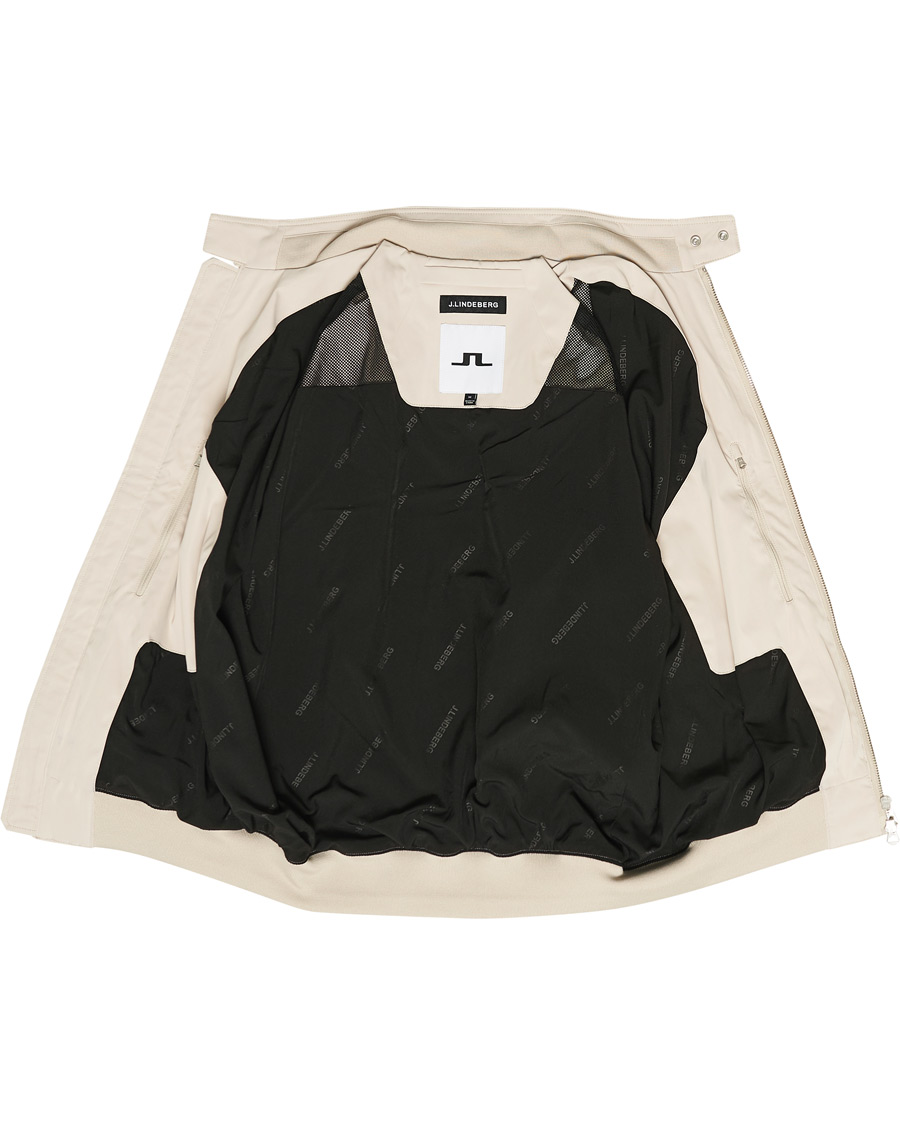 Herr | Jackor | J.Lindeberg | Derek Stretch Harrington Jacket Sand Grey