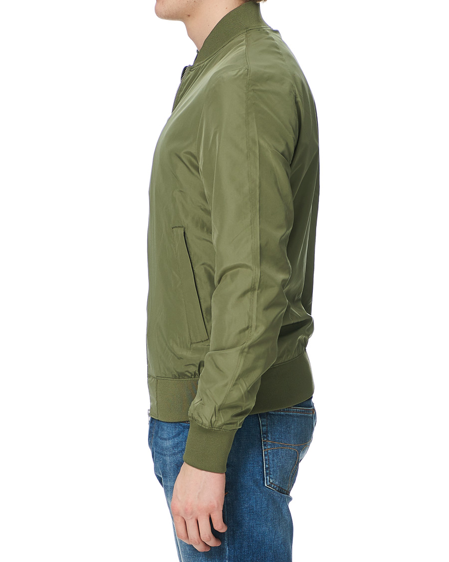 Herr | Jackor | J.Lindeberg | Thom Gravity Bomber Jacket Lake Green