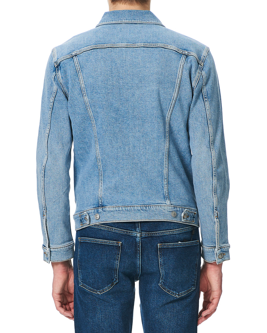 Herr | Jackor | J.Lindeberg | Ran Sky Wash Stretch Denim Jacket Light Blue