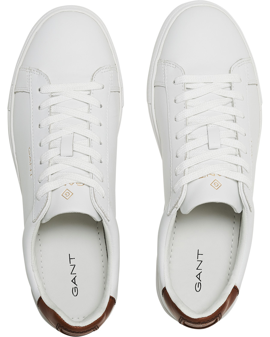 Herr | GANT Mc Julien Sneaker Bright White/Cognac | GANT | Mc Julien Sneaker Bright White/Cognac