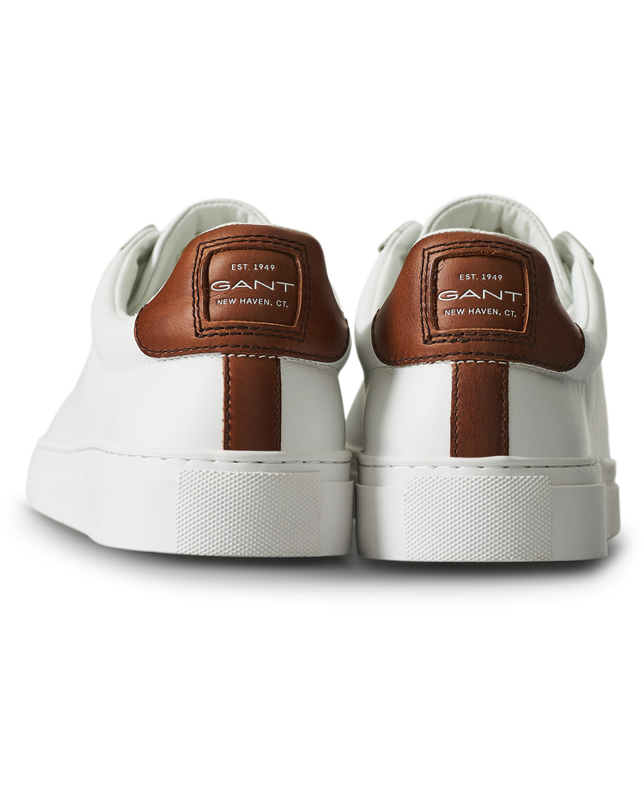 Herr | GANT Mc Julien Sneaker Bright White/Cognac | GANT | Mc Julien Sneaker Bright White/Cognac